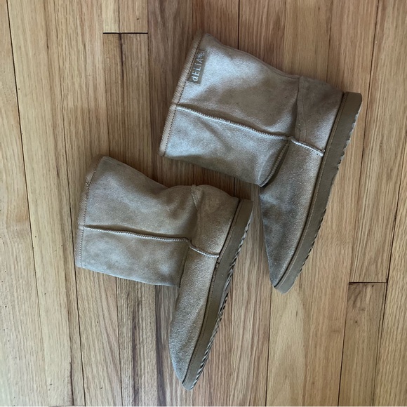 GUC Vintage Delias Aspen Shorti suede sherpa lined booties. UggSand  Size 8. - Picture 4 of 11